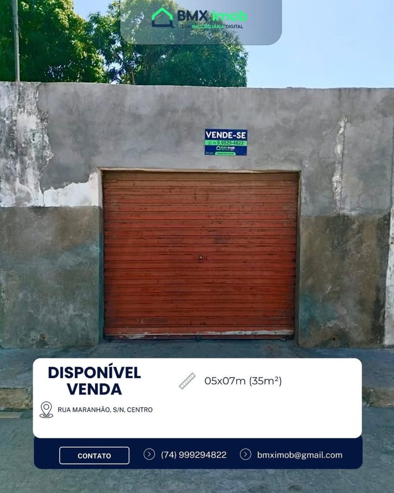 VENDE-SE IMÓVEL EM XIQUE-XIQUE-BA📍 Rua Maranhão, s-n, Centro. ▪️ TAMANHO- ▫️ Area total- 05x07m